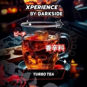 Табак для кальяна DarkSide Xperience (Дарксайд Экспириенс) - Turbo Tea (Персик, Кашмир) 30гр.