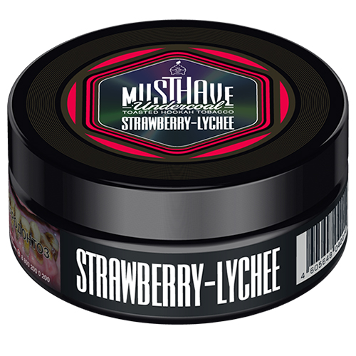 Табак для кальяна Must Have (Маст Хэв) - Strawberry Lychee (Земляника, Личи) 25гр.