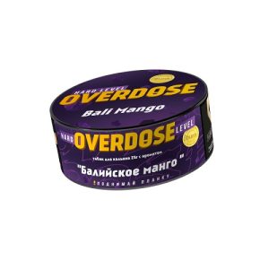 Табак для кальяна Overdose (Овердос) - Bali Mango (Балийское манго) 25гр.