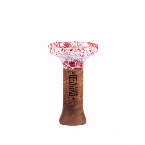 Чаша керамика ОБЛАКО STD Phunnel M Glaze мрамор RED WHT