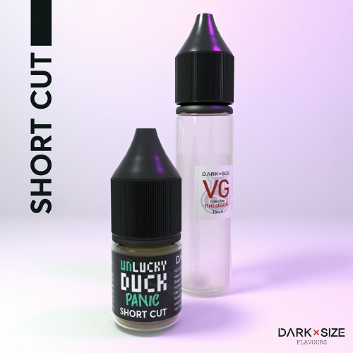 Ароматизатор DARK X SIZE Unlucky Duck - Panic (Черный чай со смородиной и мятой) (SHORT+)