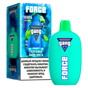 GANG FORCE 10000 - Голубика Лайм Мята