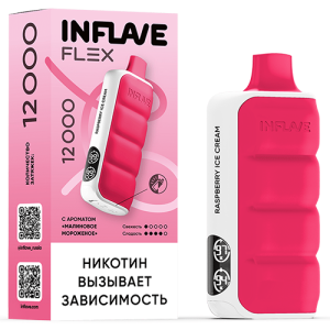 INFLAVE FLEX 12000 - Малиновое Мороженое