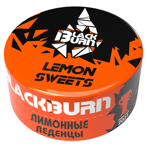 Табак для кальяна BlackBurn (Блэк Берн) - Lemon Sweets (Сахарные лимонные дольки) 25гр.