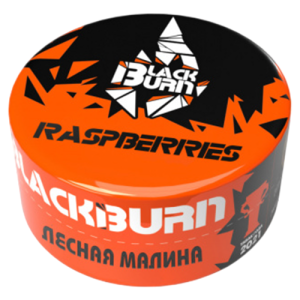 Табак для кальяна BlackBurn (Блэк Берн) - Raspberries (Спелая малина с легкой кислинкой) 25гр.