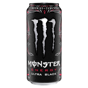 Энергетический напиток Monster Energy - Ultra Black (Zero Sugar) 500 мл (Черешня)