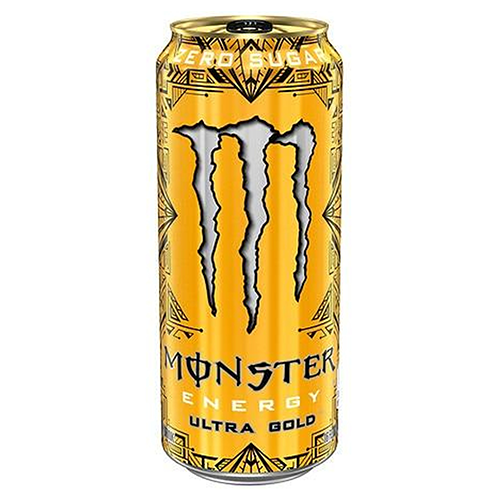 Энергетический напиток Monster Energy - Ultra Gold (Zero Sugar) 500 мл (Золотистый ананас)