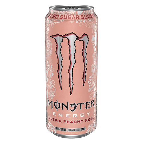 Энергетический напиток Monster Energy - Ultra Peachy Keen (Zero Sugar) 500 мл (Освежающий персик)