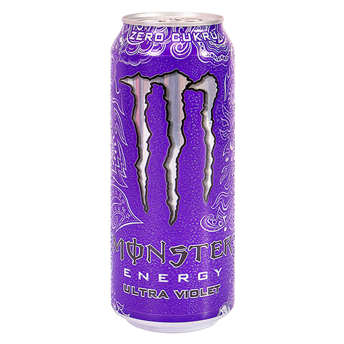 Энергетический напиток Monster Energy - Ultra Violet (Zero Sugar) 500 мл (Виноград с цитрусом)