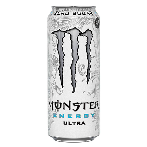 Энергетический напиток Monster Energy - Ultra White Zero (Zero Sugar) 500 мл (Легкий цитрус)