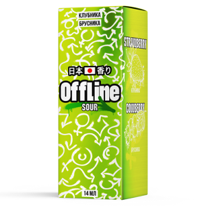 Ароматизатор OffLine Sour - Клубника Брусника 14мл