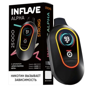 INFLAVE ALPHA STRONG 25000 - Арбуз Малина Мята